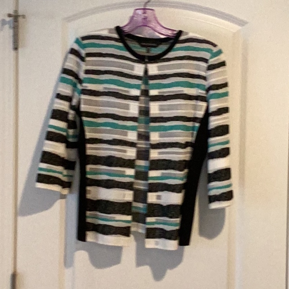 Striped Cardigan Sweater